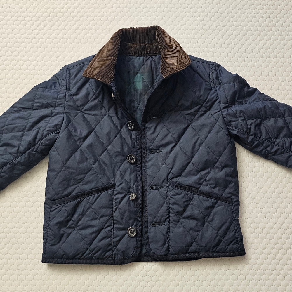 POLO RALPH LAUREN Reversible Quilted Bomber Jacket (2T, Corduroy Co